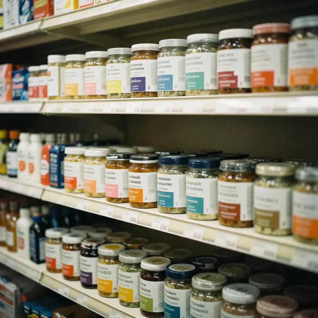 Material grain with subtle green glow